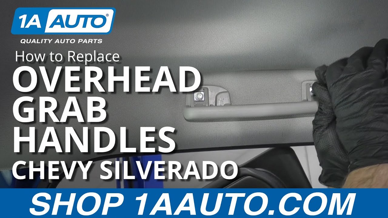 How To Replace Overhead Grab Handles 14 19 Chevy Silverado Youtube