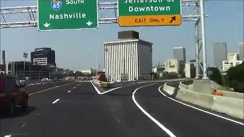 Dash-cam: I-64 West/I-71 South to I-65 South Traffic Switch