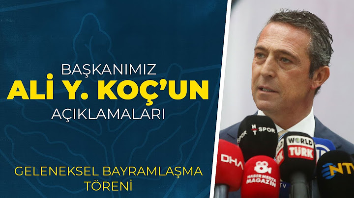 Başkanımız Ali Y. Koç Geleneksel Bayramlaşma Töreninde Açıklamalarda Bulundu