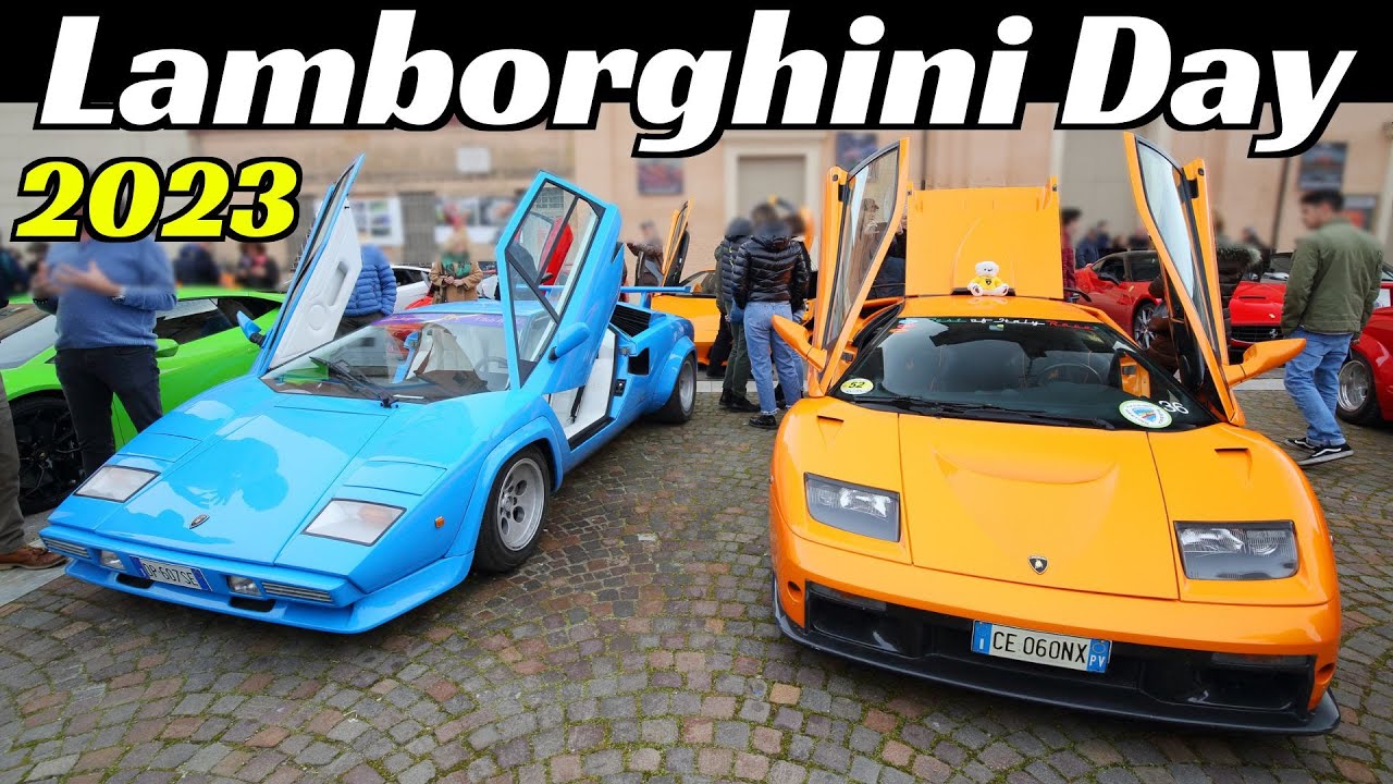 Lamborghini Day Gathering, Renazzo (FE), February 19, 2023, Countach, Diablo GT, Islero, Espada, etc