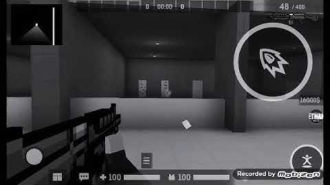 A machine gun in Block post mobile