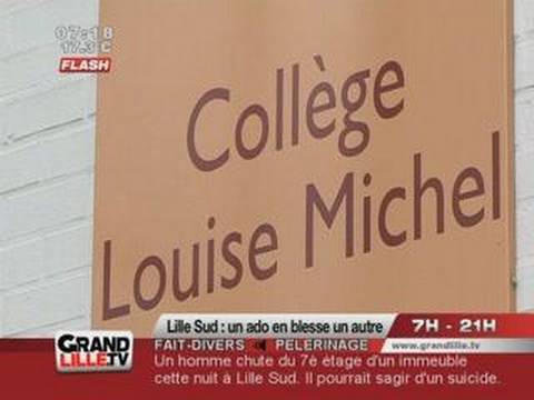 Un ado poignarde un lve de Louise Michel (Lille Sud)