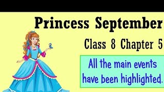 Princess September lesson explained in telugu. Part -3