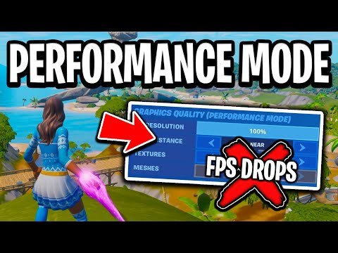 Why Your Getting LOWER FPS on Performance Mode! (Secret Update)