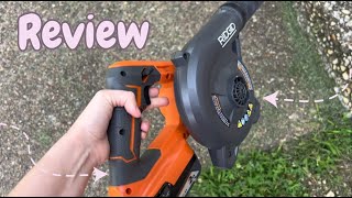 Rigid 18V Compact Jobsite Blower | Quick Review