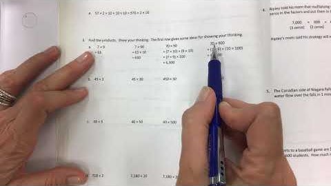 Eureka math module 2 lesson 1 grade 5