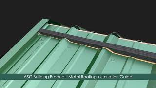 How to install Metal Roofing 3ft panelsASC Building Products