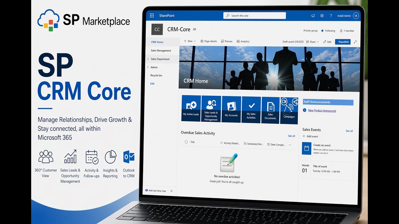 Sp July Software SP CRM Core: Complete Overview | CRM Software for SharePoint, Teams ...