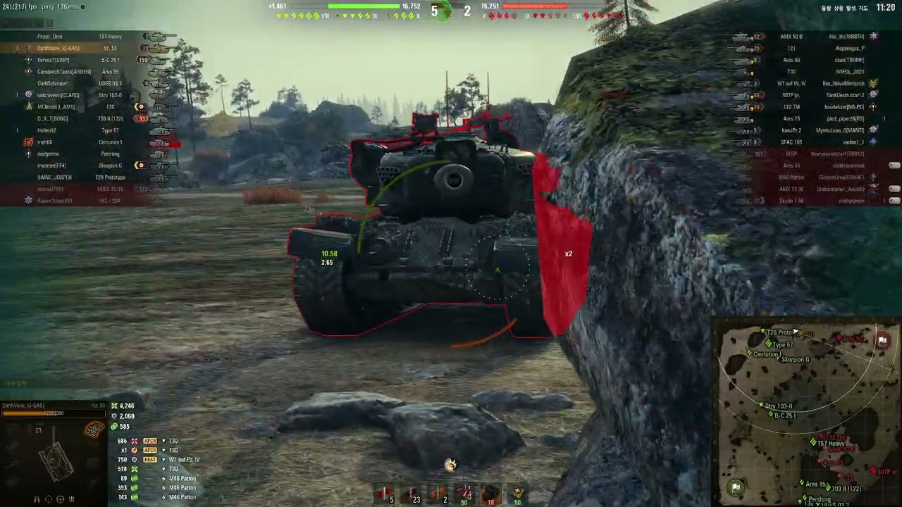 World of Tanks, Vz-55, Karelia, 4 Kills 5800 Damage