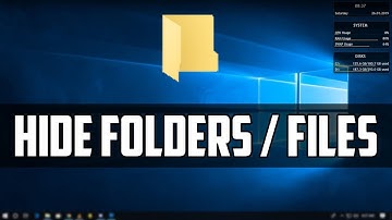 How To Hide/Unhide Folders and Files in Windows 7