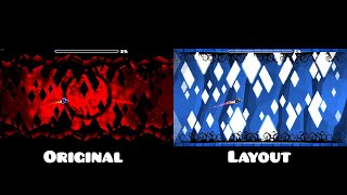 "Bloodlust" Original vs Layout | Geometry Dash Comparison