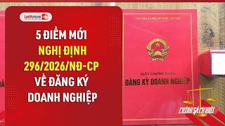 5 điểm mới Nghị định 296/2026/NĐ-CP về đăng ký doanh nghiệp | LuatVietnam.vn