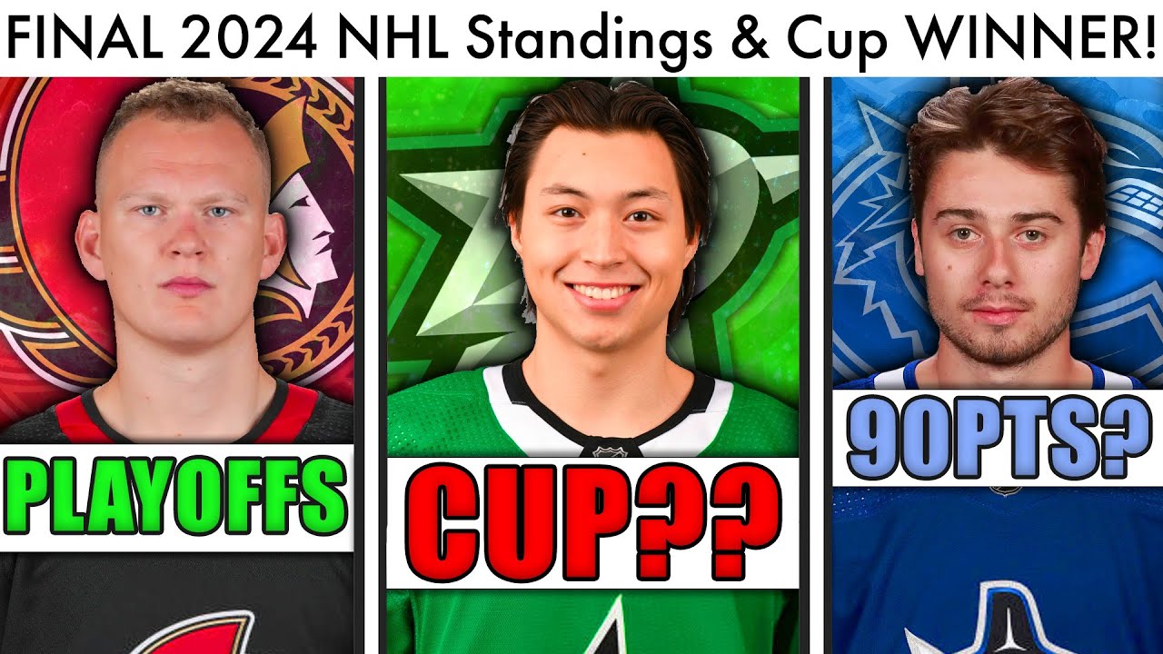 My FINAL 2024 NHL Standings Predictions and Stanley Cup Winner! (Hockey Playoffs Picks and Trade Rumors)