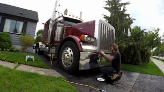 LEARNING HOW TO POLISH A BIG RIG