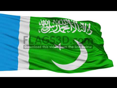 Jamaat E Islami Pakistan Flag Isolated Seamless Loop Youtube