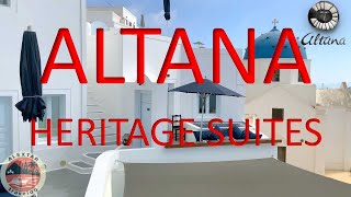 ALTANA HERITAGE SUITES. VIP Suite with Outdoor Plunge Pool and Caldera View. Santorini. AT travelog