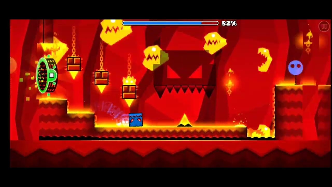 geometry dash meltdown and world all levels and coins - YouTube