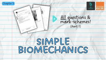 QUESTIONS, A* ANSWERS & MARK SCHEMES - Biomechanics (Ch 5) - IGCSE PE exam revision
