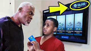 Kid STEALS DADS Credit Card To Buy V-Bucks! (BIG MISTAKE!)