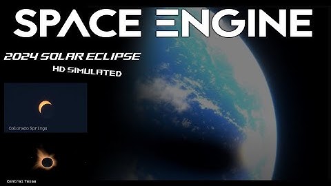 Solar Eclipse April 8 2024 Space Engine