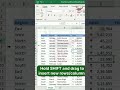 Excel Pro Move: 3 Shortcuts to Shift Columns &amp; Rows FAST! 🚀