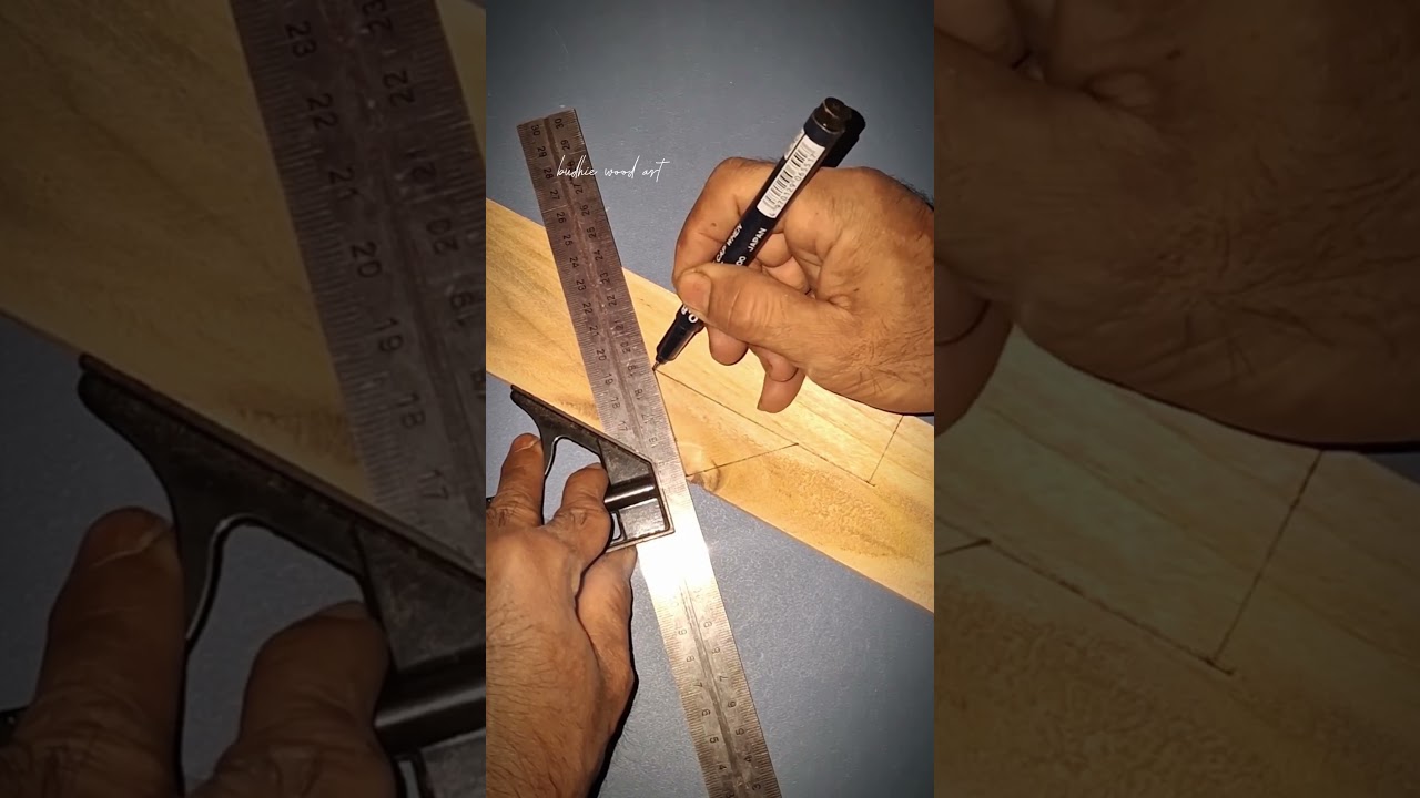 How to Make a Seamless Miter Joint (Woodworking Hack) 