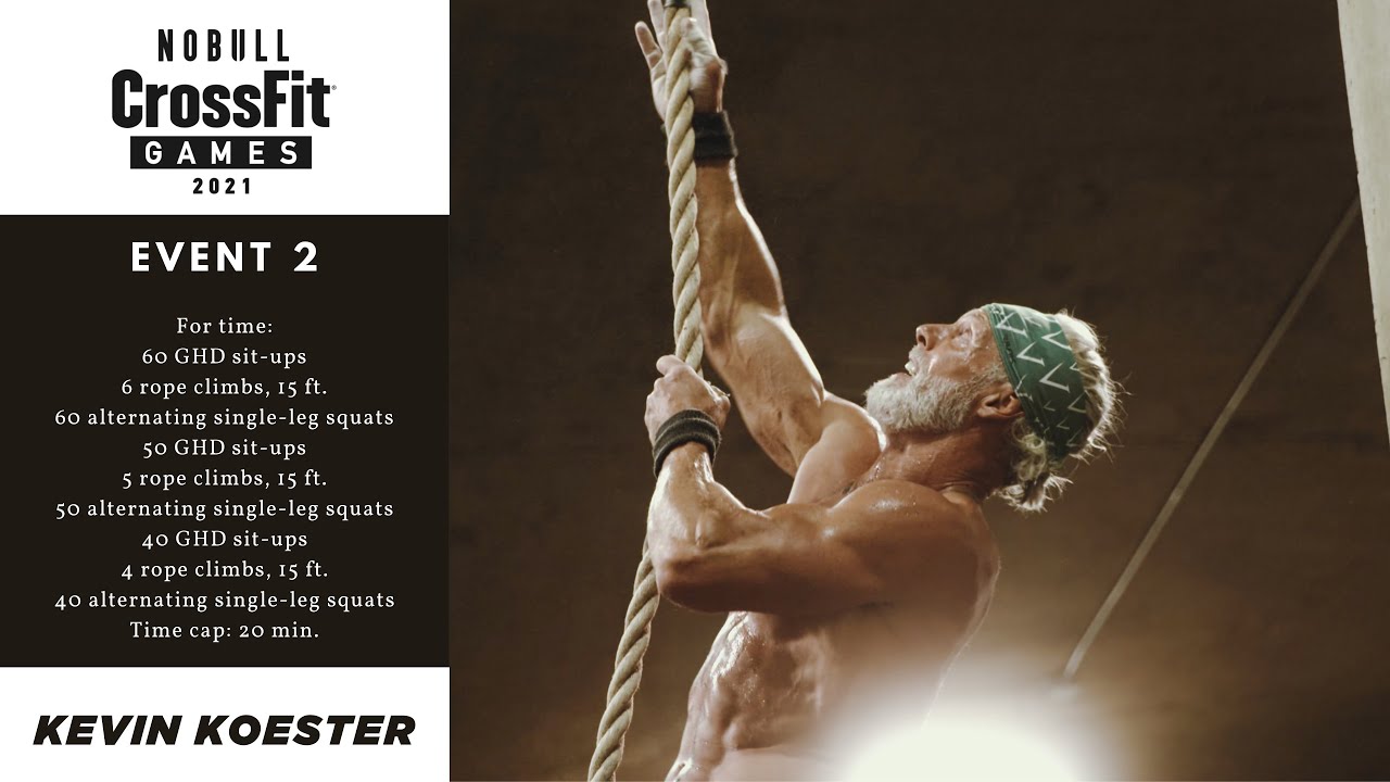 2x CrossFit Games Champion Kevin Koester obliterates Event #2 of the 2021 online qualifiers!!!