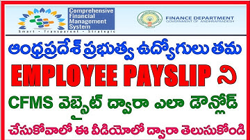 SLARY PAY SLIP IN CFMS |PAYSLIP| #apemployees #payparticulars