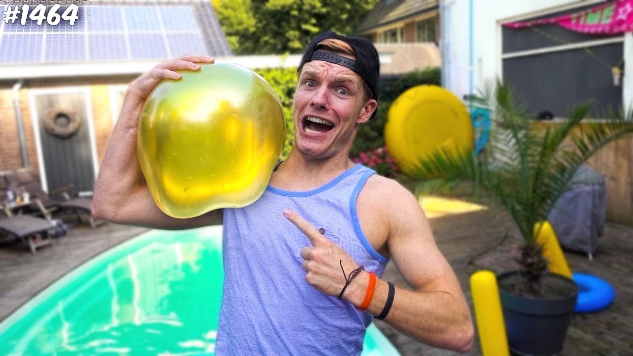 balloon en español DE GROOTSTE WATERBALLON MAKEN! - ENZOKNOL VLOG #1464