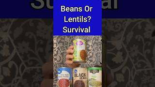 Beans or Lentils? Which Is Better for Survival Food?