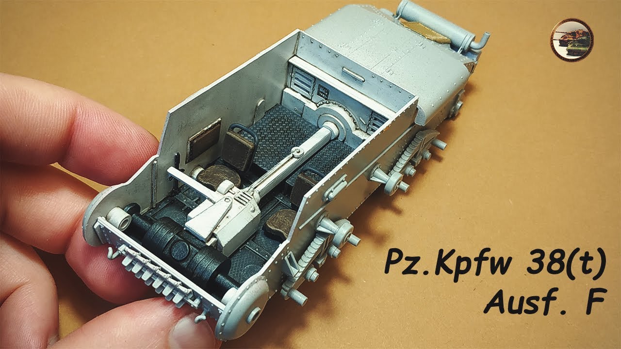 ФАРБУВАННЯ Інтер’єру МОДЕЛІ Для Початківців | Pz.Kpfw 38(t) Ausf. F 1/ ...