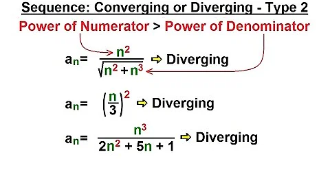 Calculus 2: Infinite Sequences and Series (19 of 62) Sequences: Converging or Diverging - Type 2