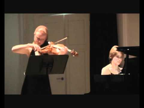 Brahms sonata for violin and piano op.108 (2), d minor Anna Markova, Oksana Svekla