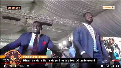 Face to Face : le freestyle entre Balla Gaye 2 et Modou Lo sur scène…