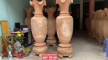 Lục bình nguyên khối gỗ xà cừ kt 1m80x51 trơn đẹp từ mộc. Phun sơn theo yêu cầu.