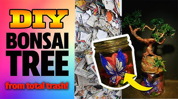 how to make artificial bonsai tree (STEP BY STEP GUIDE) #ARTIFICIALBONSAITREE |Vlogturial by #Chippy