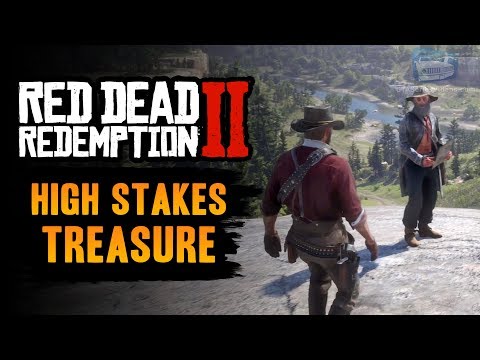 Video: Red Dead Redemption 2 High Stakes Treasure Map-platser