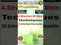 Class11+MHT-CET+NEET+JEE 4.Structure Of AtomT:-22 #shorts #short #shortsvideo #shortsfeed #chemistry