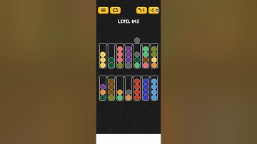 Ball Sort Level 642 643 644 645 - Color Puzzle Game