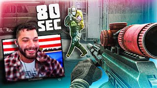 WIPING A 5-MAN SQUAD IN LESS THAN 80 SECONDS - Escape From Tarkov