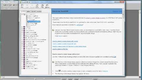 Scan2CAD Basics - Launching The Help Menu