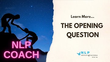 NLP Coach Program - Opening Question Promo