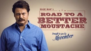 How to Grow a Moustache with Nick Offerman  Movember
