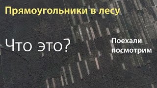 Странные прямоугольники на карте, поехали посмотрим