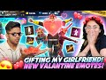 Surprising My Girlfriend New Valantines Emotes And Kiss 😘 Emote & 50,000 Diamonds Garena Free Fire