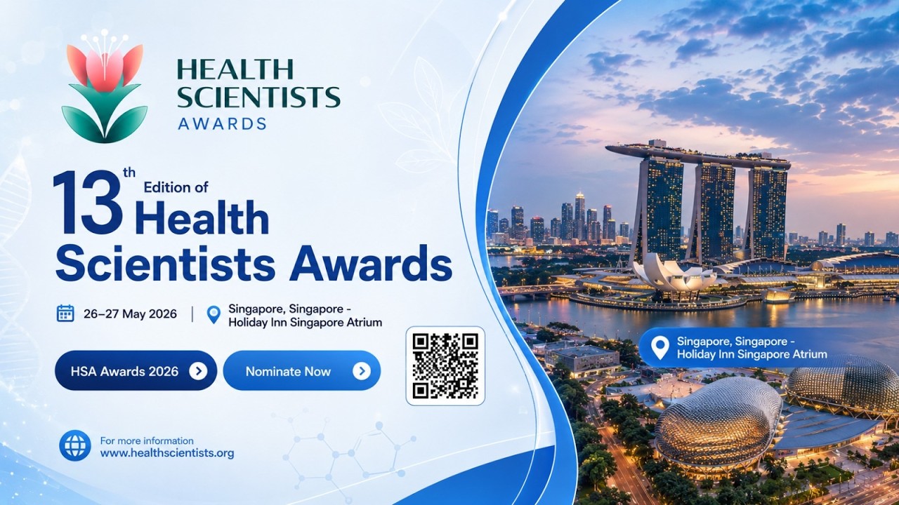 13th Edition of Health Scientists Awards | 26–27 May 2026 | Singapore - Holiday Inn Singapore Atrium