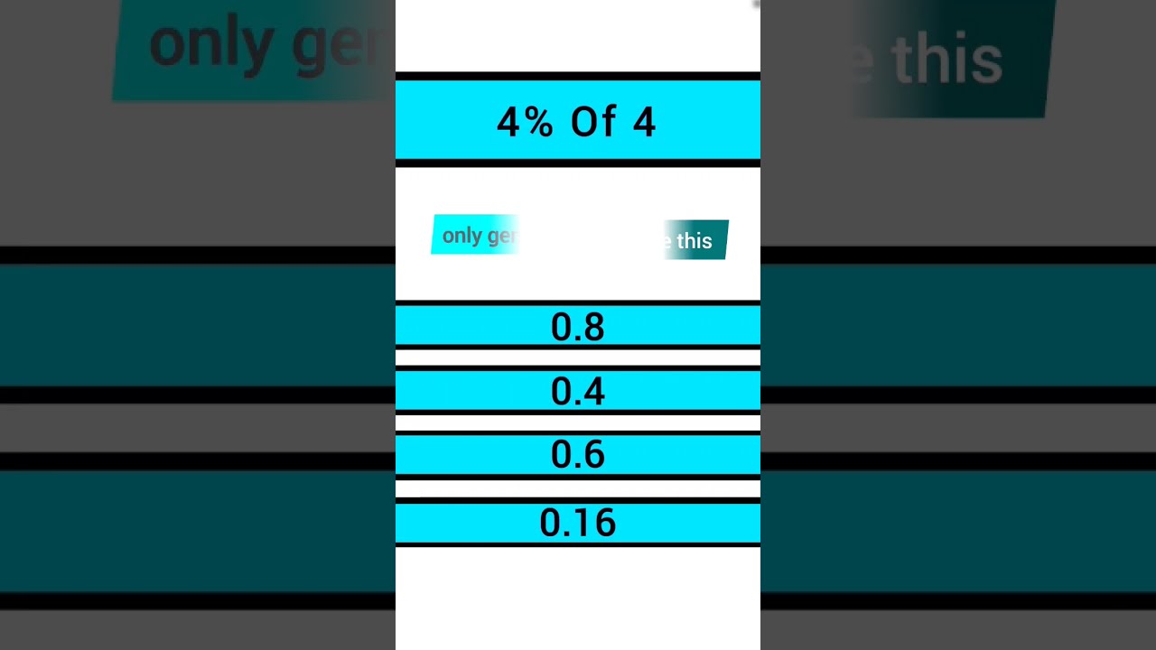 What Is 4 Percent Of Shorts