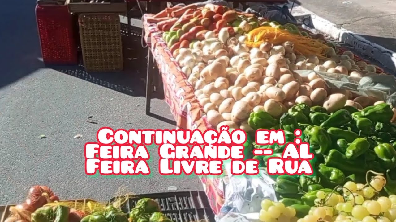 Feira Grande -- AL. Continuação das Gravações Feira Livre de Rua. - YouTube