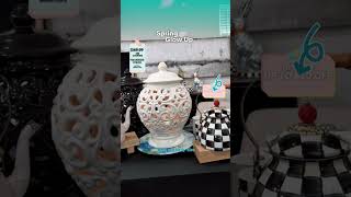 Indoor/Outdoor 16" Flickering Flame Ceramic Urn by Valerie