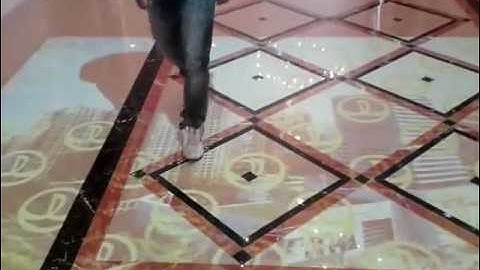 Interactive floor projection